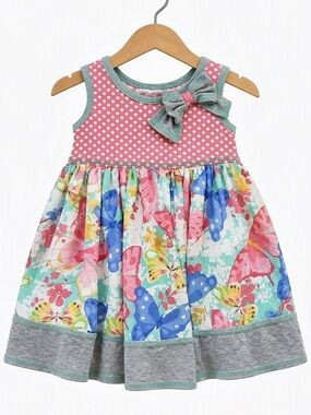 Bonnie Baby Girls Floral Dress Size 12M